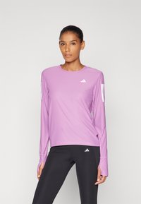 adidas Performance Maglietta a manica lunga - preloved purple