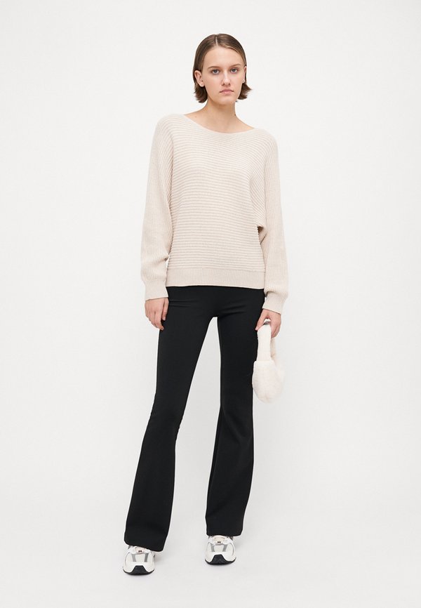 VMLUX BOATNECK BATWING  - Jumper - oatmeal melange2