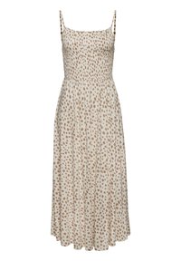 Trikotāžas kleita - creme taupe bedruckt