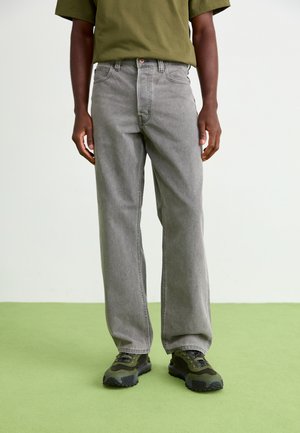 THOMASVILLE PANT - Jean boyfriend - grey wash tinted