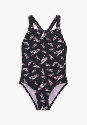 Speedo, PRINTED MEDALIST - Costume da bagno - black/candy