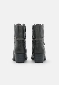 Mustang Botines con cordones - mottled dark grey