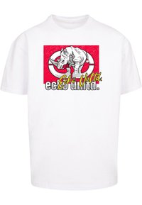 ATTACK - Tricou cu imprimeu - white