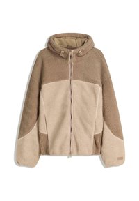 Jachetă din fleece - camel