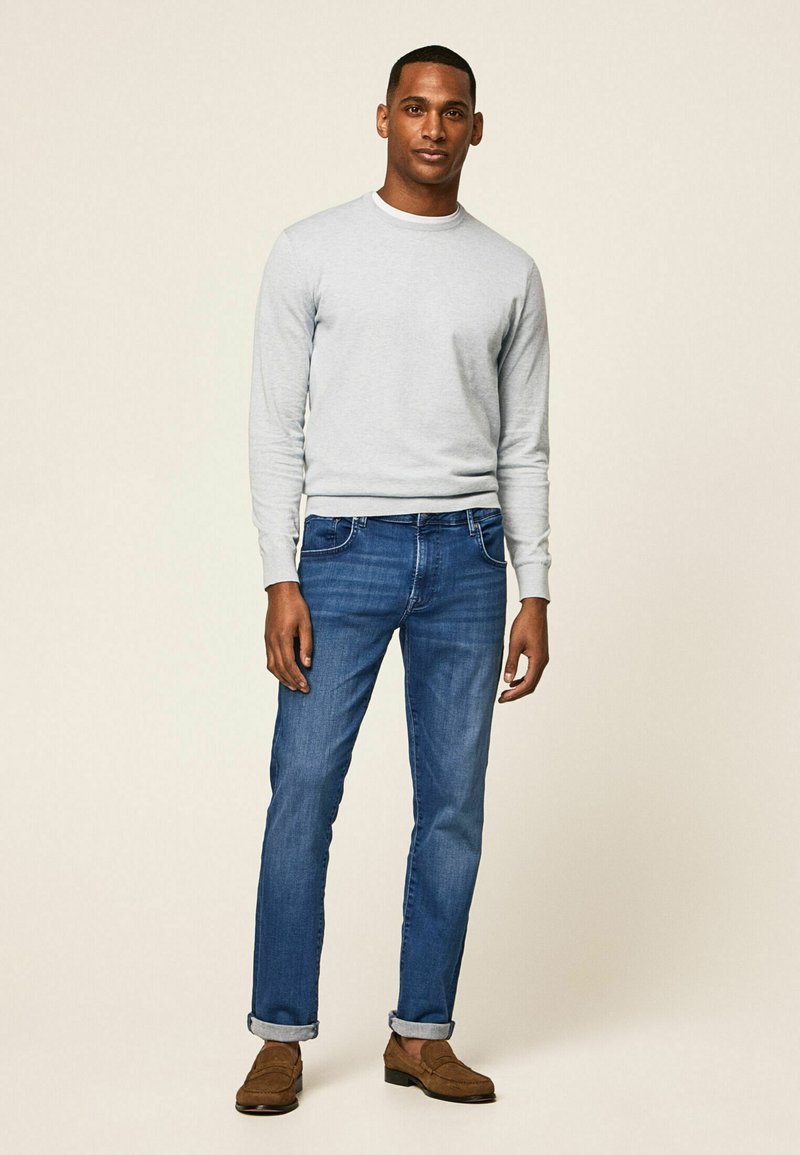 Hackett London Straight leg jeans blauw