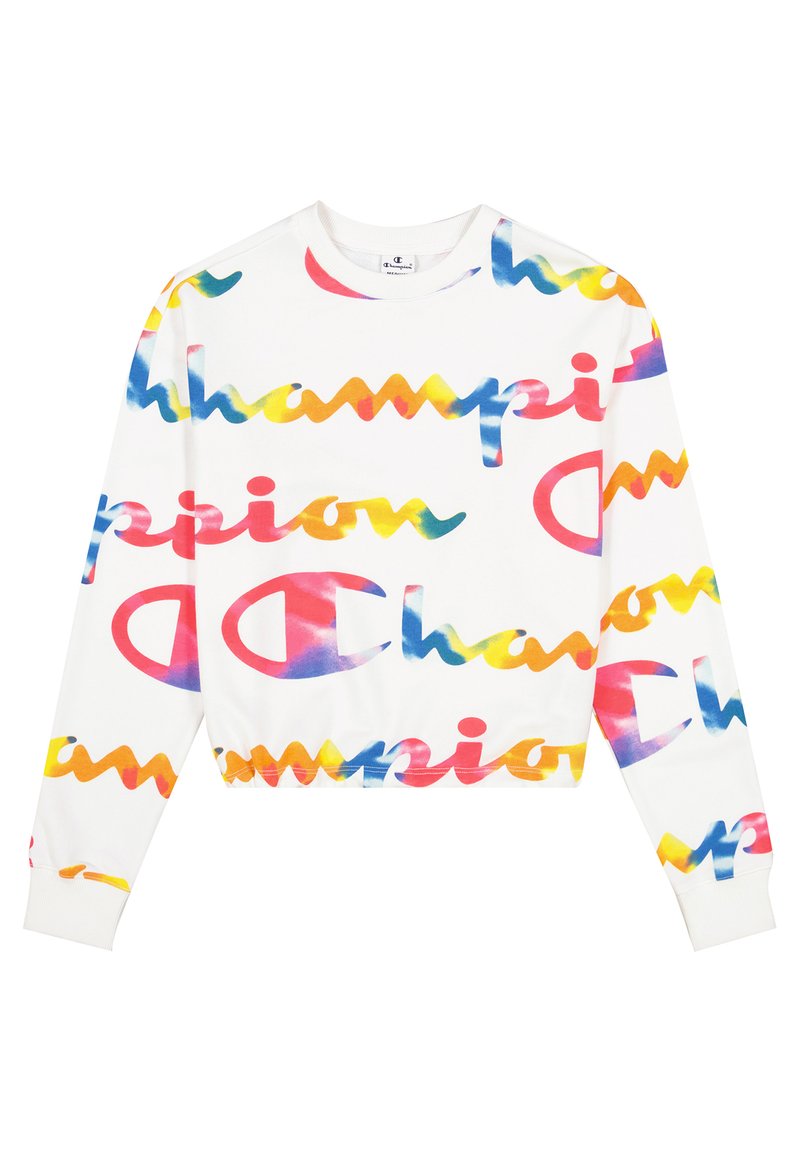 Damen Sportbekleidung | Champion CREW CROP Sweatshirt white/weiß - DD59573 Damen Sportbekleidung | Champion CREW CROP Sweatshirt white/weiß - DD59573