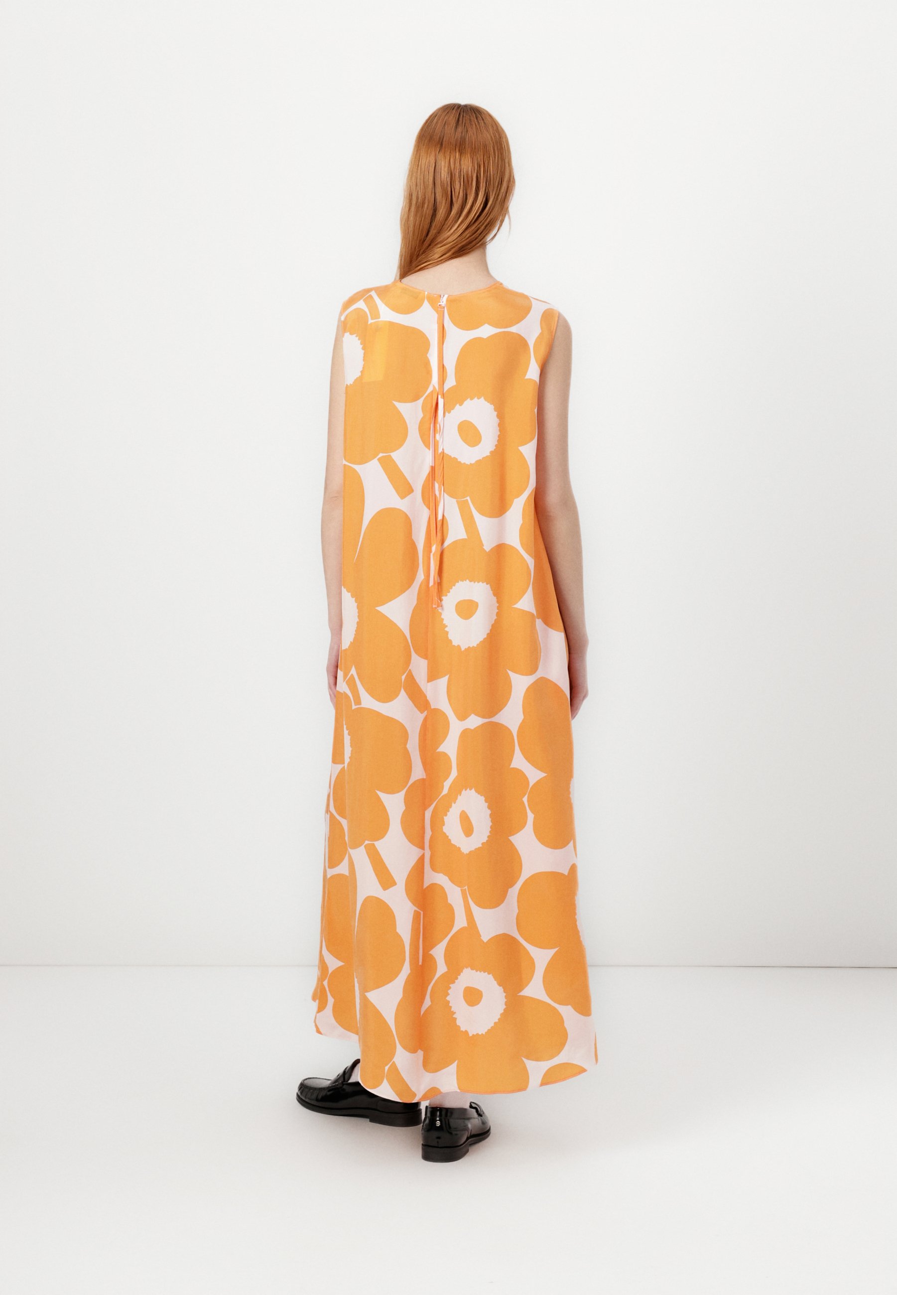 Marimekko MIGOT UNIKKO - Maxi dress - orange/light pink/beige