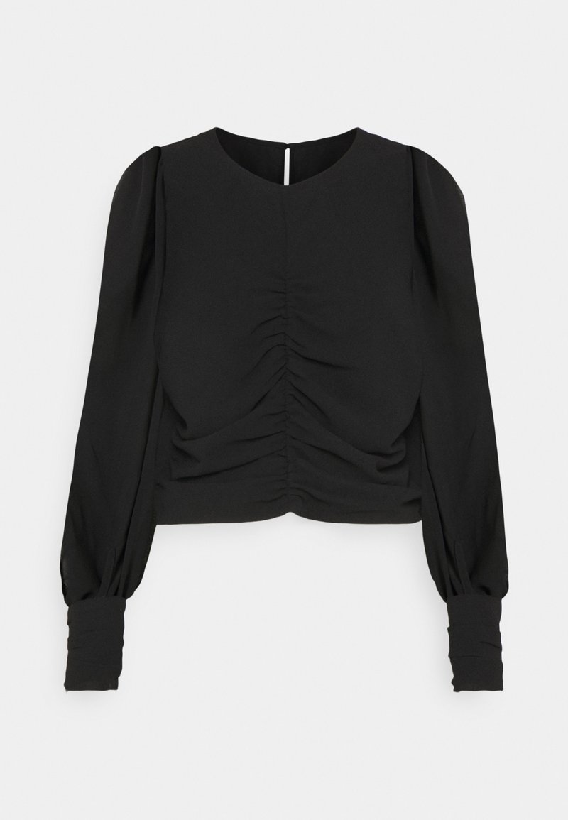 Gina Tricot Petite Bluse schwarz