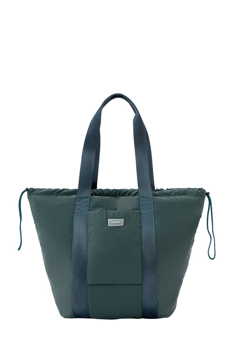 PULL&BEAR GATHERED SHOPPER Tote bag blue grey/bluegrey Zalando.de