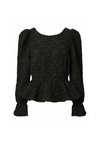 PEPLUM - Camicetta - black