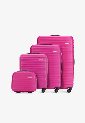 WITTCHEN LUGGAGE SET WITH WASH BAG FROM ABS - Set di valigie - pink