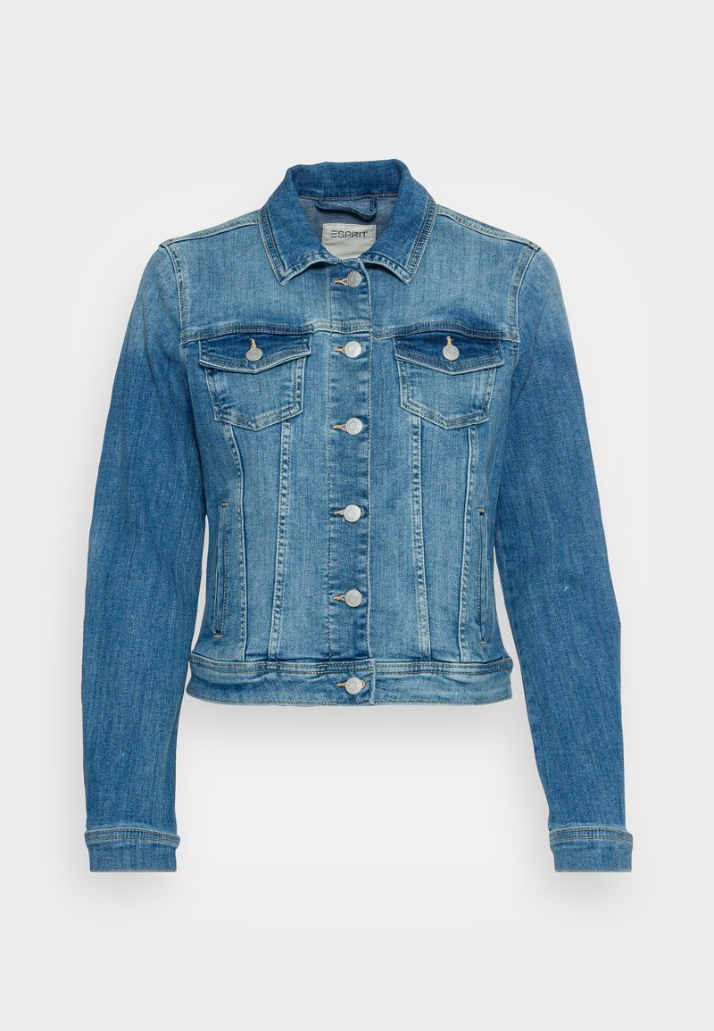Damen Leichte Jacken | Esprit JACKETS INDOOR Jeansjacke blue light wash/light-blue denim - ZL86613 Damen Leichte Jacken | Esprit JACKETS INDOOR Jeansjacke blue light wash/light-blue denim - ZL86613
