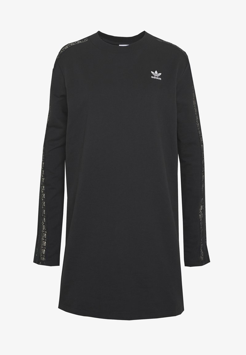 adidas Originals Jersey dress - black - (Pre-owned) - Zalando.ie adidas Originals Jersey dress - black - (Pre-owned) - Zalando.ie