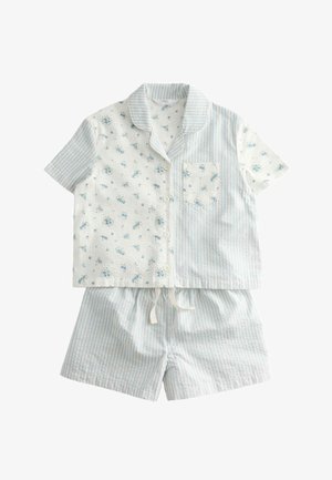 Marks & Spencer, DITSY HOTCH POTCH REVERE PYJAMAS (1-8 YRS) SET - Nattøj sæt - blue mix