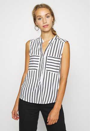 VMERIKA STRIPE - Košile - snow white/opposite black