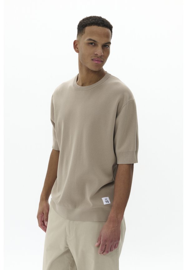 TRIVOLT - T-Shirt basic - plaza taupe