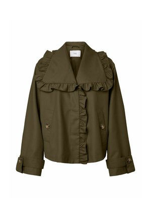 YAS, TRENCHCOAT YASELSANA KURZER - Veste légère - dark olive