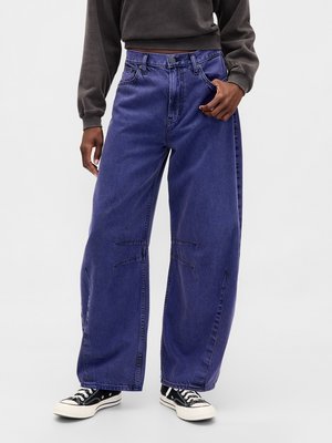GAP PURPLE BARREL - Plati džinsi - blue iris