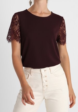 T-shirts print - bordeaux