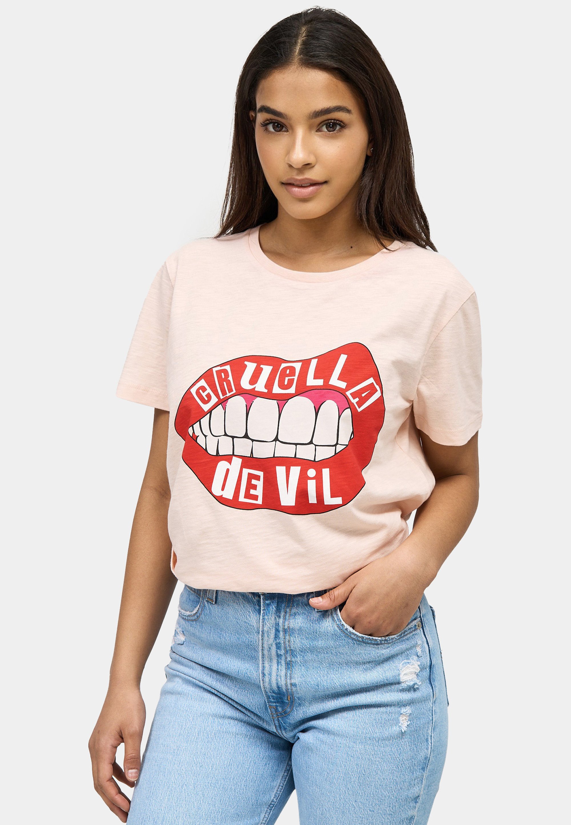 devil shirt pink