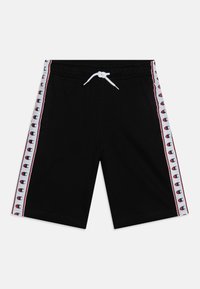 Champion - RETRO SPORT TAPE BERMUDA UNISEX - Shorts - new black Thumbnail Image 1