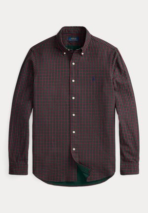 Polo Ralph Lauren, CUSTOM FIT DOUBLE-FACED OXFORD SHIRT - Chemise - forest red multi