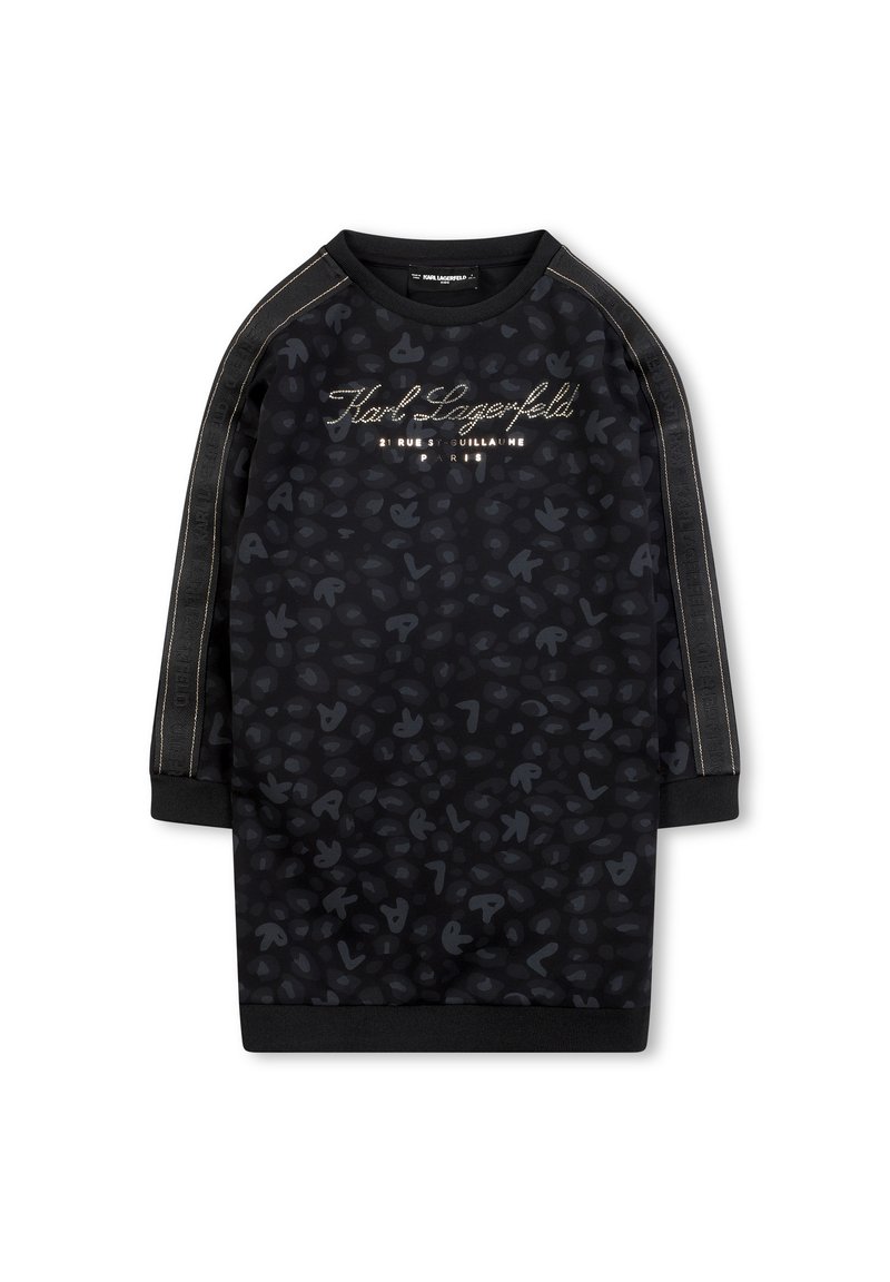 KARL LAGERFELD KIDS Jurk zwart KARL LAGERFELD KIDS Jurk zwart