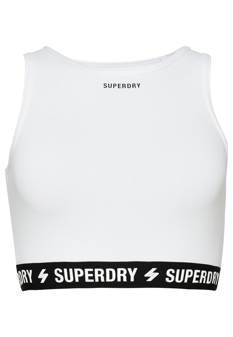 Superdry & Co Bustier wit denim/whitedenim Superdry & Co Bustier wit denim/whitedenim