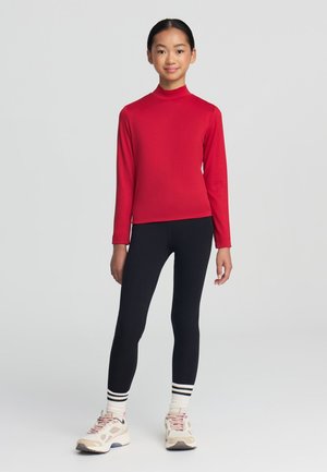 Terranova, PACK 3 MAGLIE LUPETTO A TINTA UNITA - Maglietta a manica lunga - x rosso x bianco