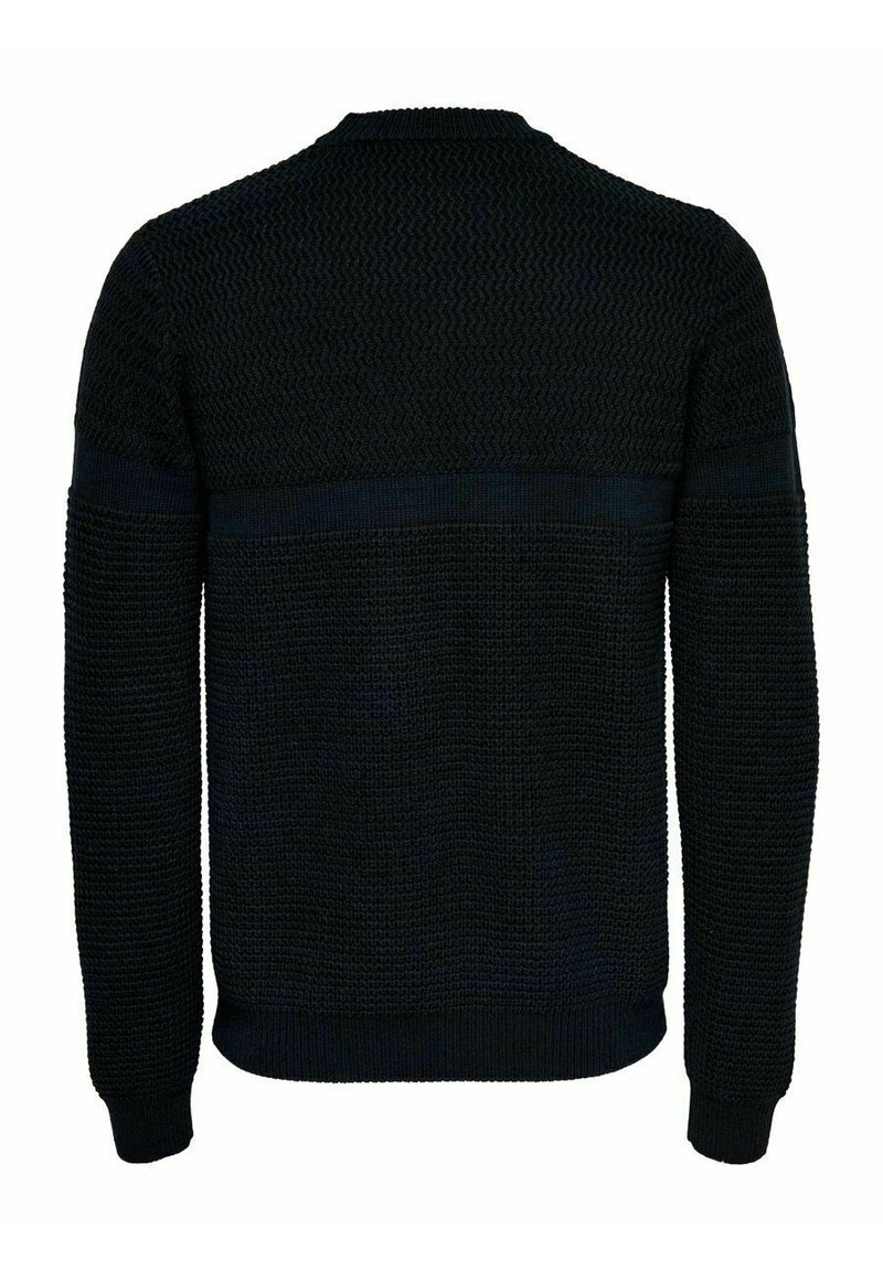 Herren Strickjacken | Only & Sons Strickpullover dark navy/dunkelblau - MA55443 Herren Strickjacken | Only & Sons Strickpullover dark navy/dunkelblau - MA55443