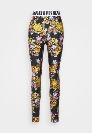 SUNFLOWER GARLAND - Legging - black