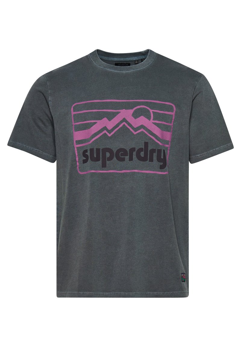 Superdry & Co T-shirt print blauw