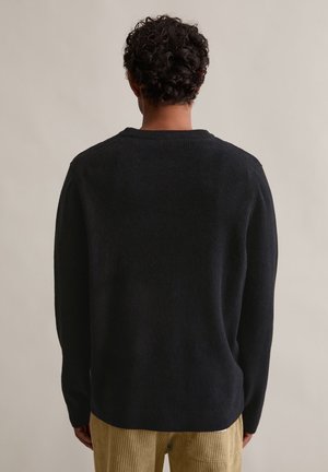 LONGSLEEVE ROUND NECK - Striktrøje - black