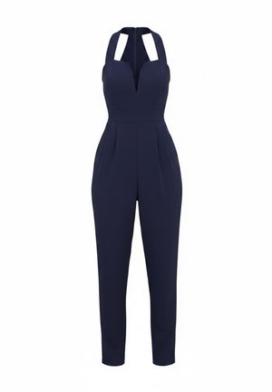 WAL G., SOPHIA V NECK JUMPSUIT​ - Jumpsuit - navy blue