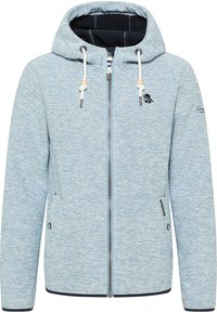 Schmuddelwedda PHILON - Sweater met rits - hellblau melange