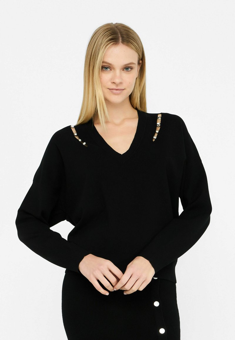 LIU JO GEMSTONES - Maglione - black
