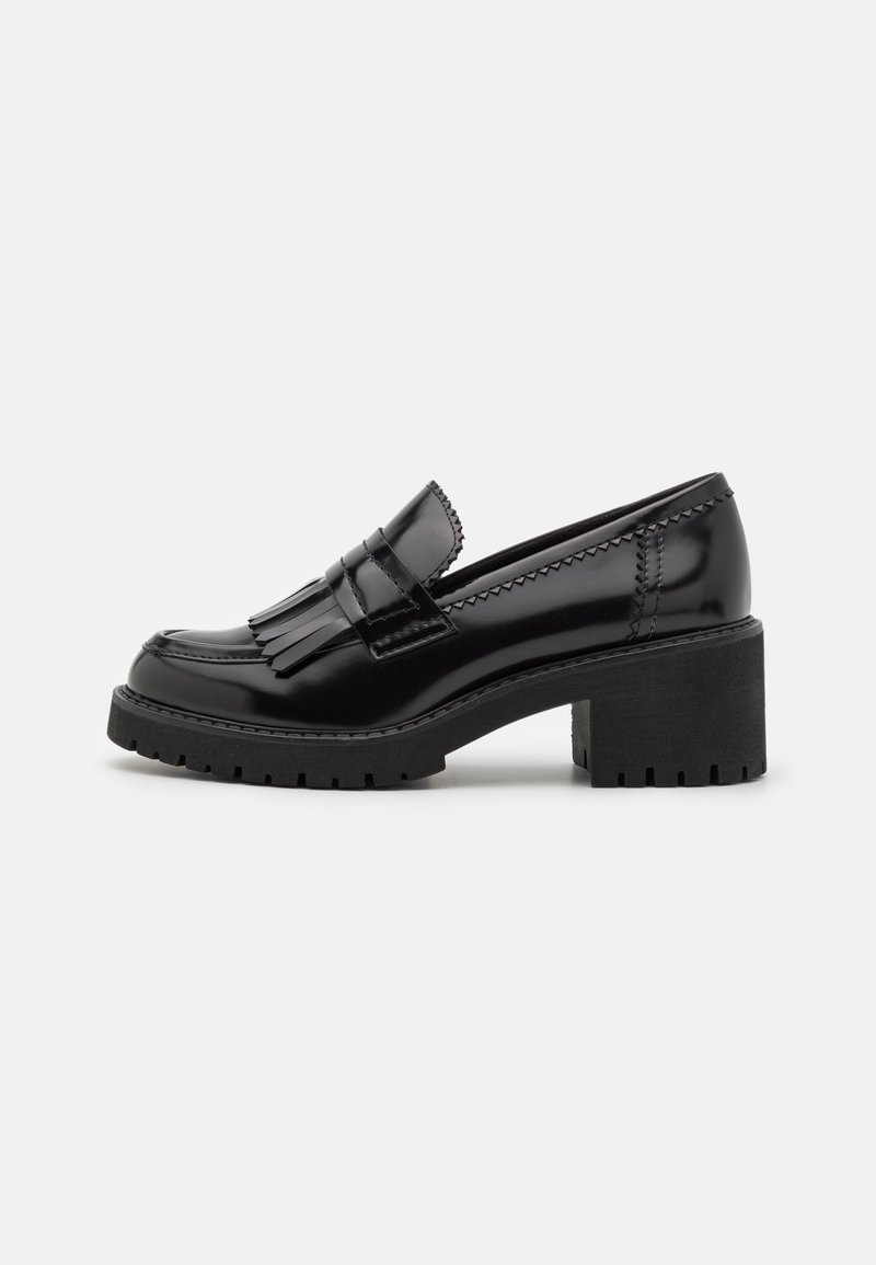 Marco Tozzi Lodičky s platformou - black
