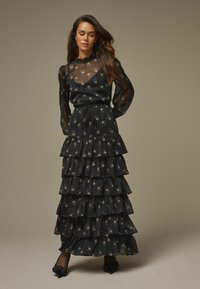 Laura Ashley REGULAR FIT - TIERED - Maksimekko - black