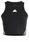 FUTURE ICONS THREE STRIPES TANK - Top - black