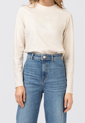 Top s dlouhým rukávem - white