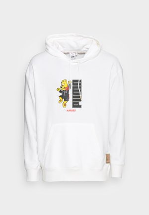 Puma PUMA HARIBO HOODIE - Collegepaita - puma white