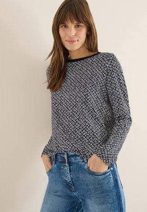 GEMUSTERTES - Langarmshirt - grau