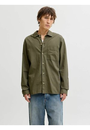 RELAXED FIT - Hemd - dusty olive
