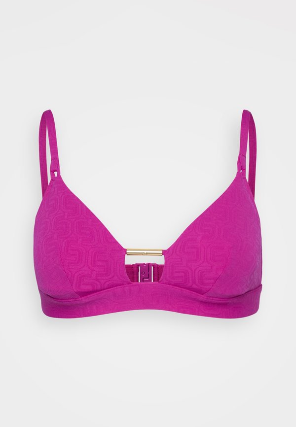 WIREFREE TRIANGLE SPACER BRA - Bikini top - tyrian fuchsia2