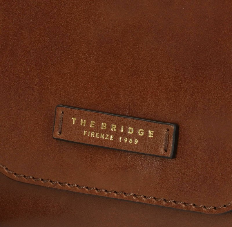 Borsa a mano in pelle con tracolla removibile MAGGIORANA ABB. ORO | The Bridge