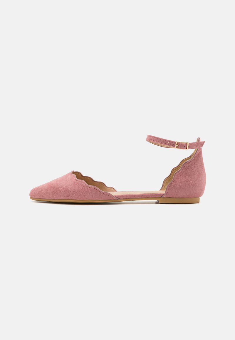 Anna Field Balerinke s paščkom - light pink