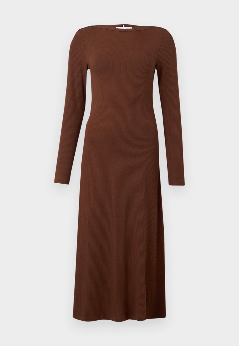 Tommy Hilfiger Jerseyjurk bruin Tommy Hilfiger Jerseyjurk bruin