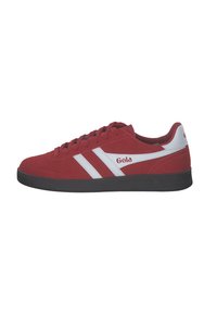 Gola Viper Damen Sneaker - Weinrot Mit Terrakotta-Akzenten & Gummisohle