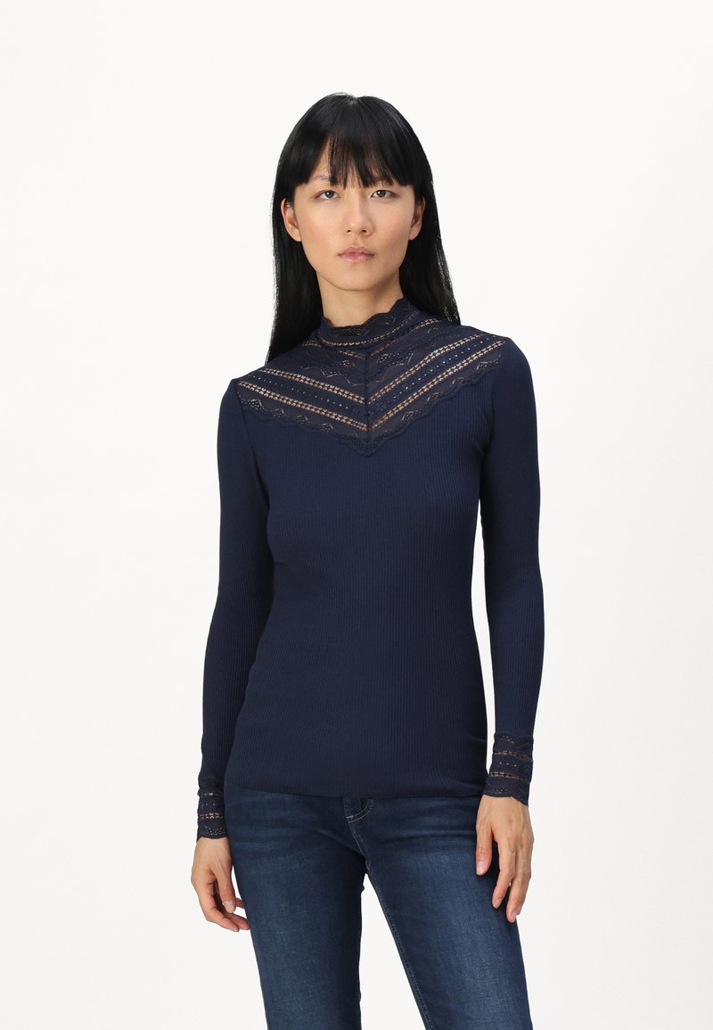 Rosemunde Topper langermet - navy