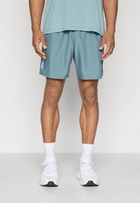 Under Armour TECH WOVEN WORDMARK - Korte sportsbukser - jasper blue/white